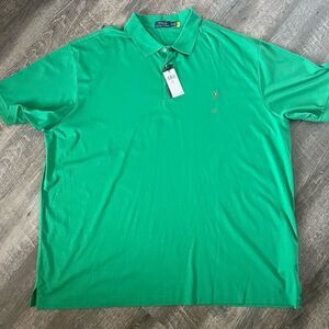 Polo Ralph Lauren Men's Big & Tall Classic Fit Soft Cotton Polo- Size 4XL Tall